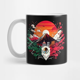 Italian Vesuvius Vulcano Design Mug